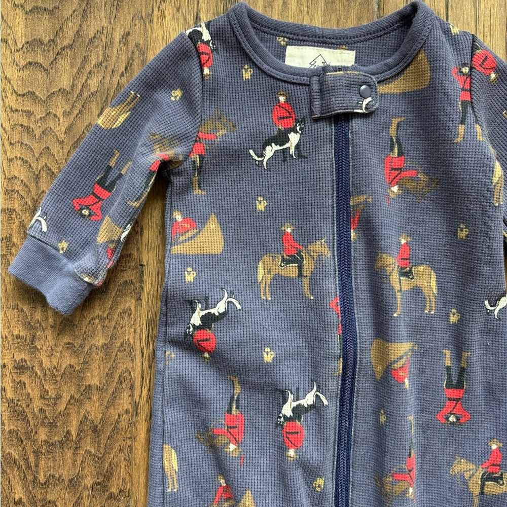 Kids One Piece with Equestrian Print